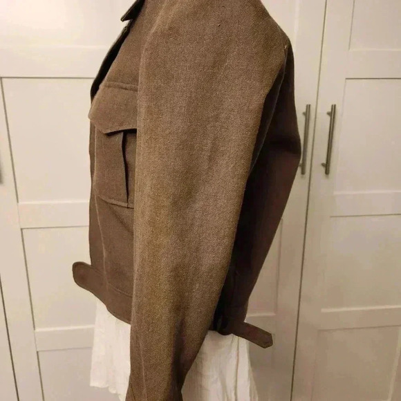 WWII Reproduction Ike Jacket Wool Blend Field Coat 40R ATF Mfg Military - Picture 7 of 9